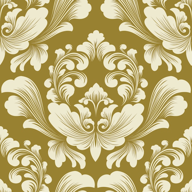 Damask seamless pattern