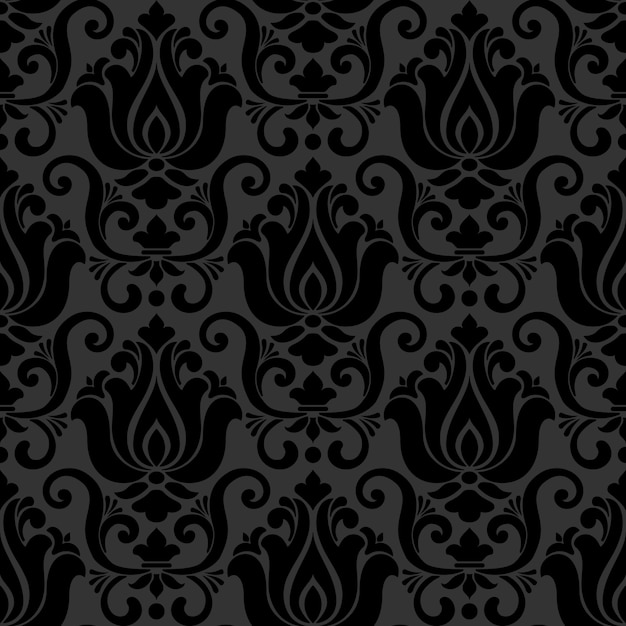 damask styled ornamental pattern