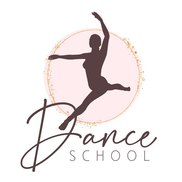 Dance school logo design