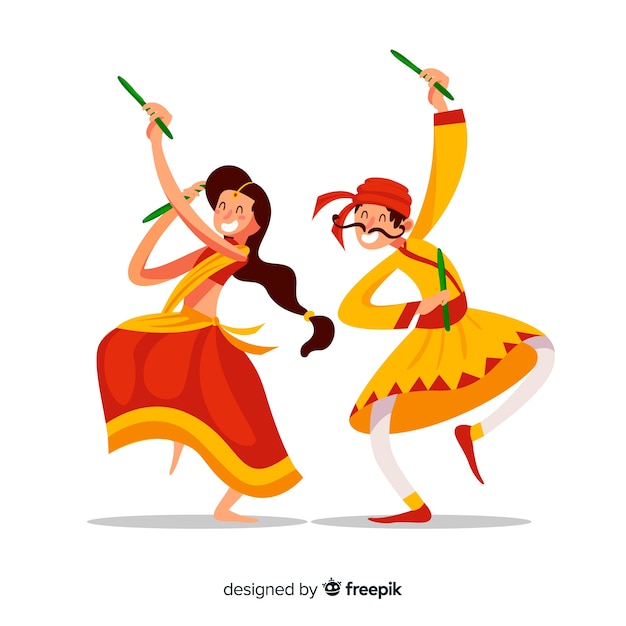 Dandiya dancers