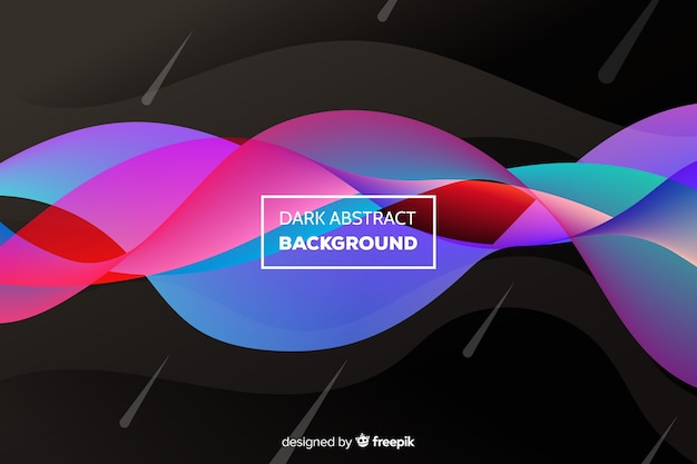 Free Vector dark abstract background