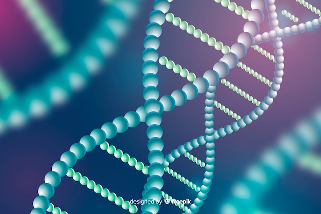 Dark abstract dna structure background