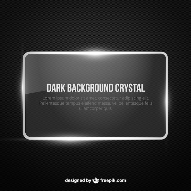 Dark background banner