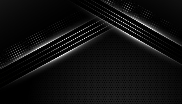 dark black background with abstract geometric lines