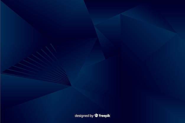 Dark blue polygonal background