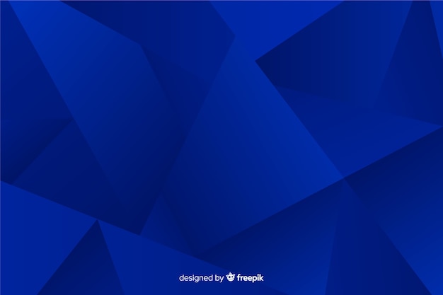 Dark blue polygonal background