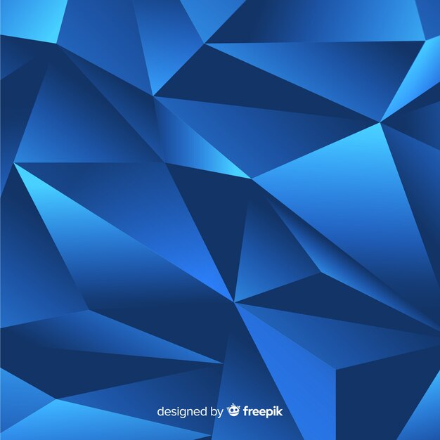 Dark blue polygonal background