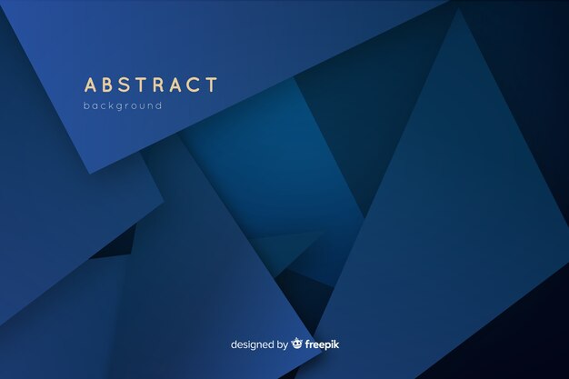 Dark blue polygonal background