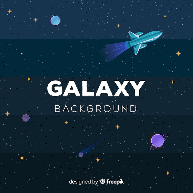 Free Vector dark galaxy background