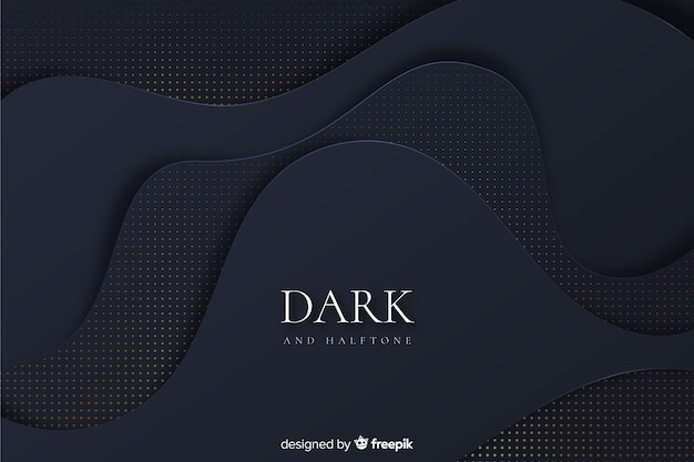 Free Vector dark and golden background