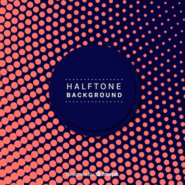 Free Vector dark halftone background