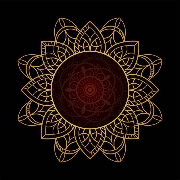 Dark mandala background