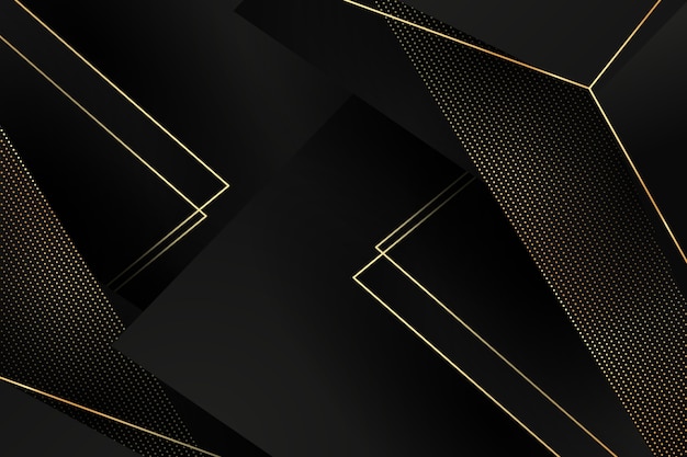 Dark paper layers background with golden details