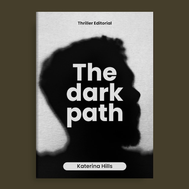 Free Vector dark path book cover