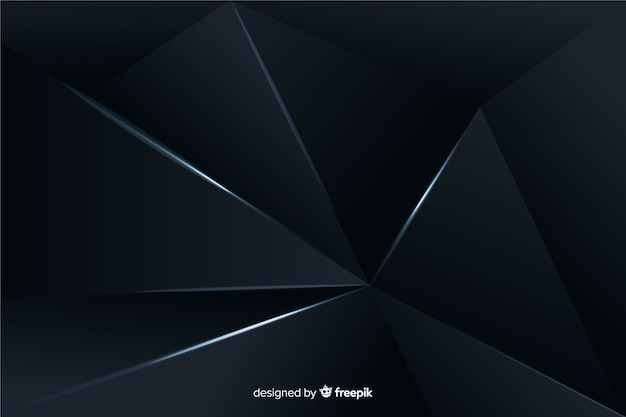 Dark polygonal background