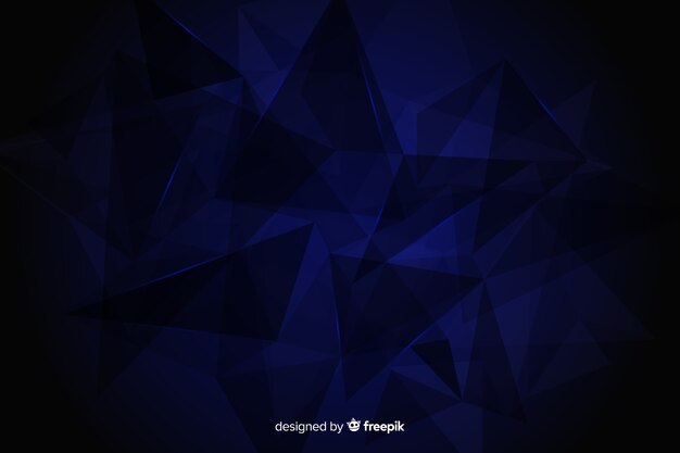 Dark polygonal background