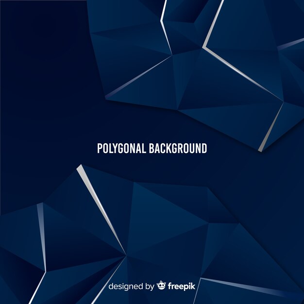 Dark polygonal background