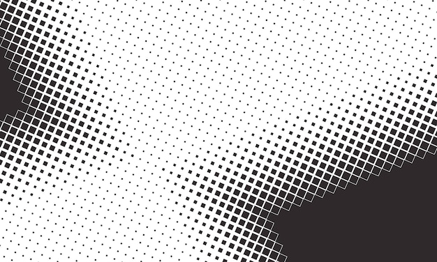 dark square border halftone background