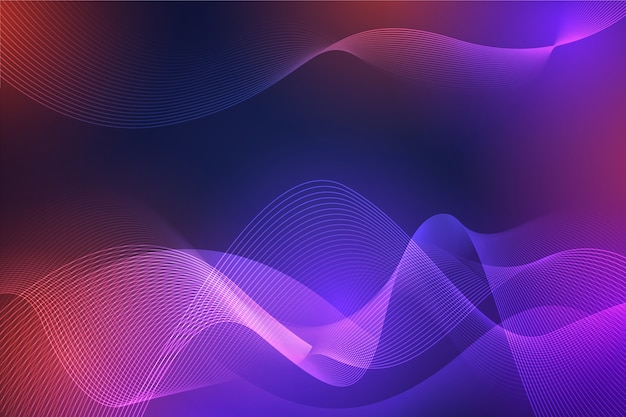 Free Vector dark wavy luxury abstraction background