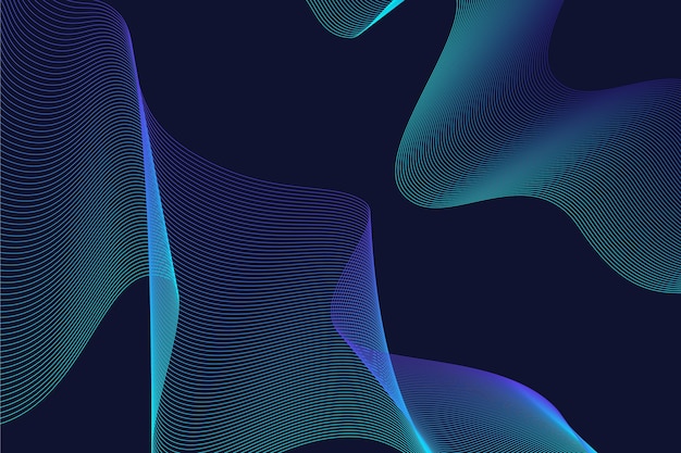 Dark wavy for wallpaper style