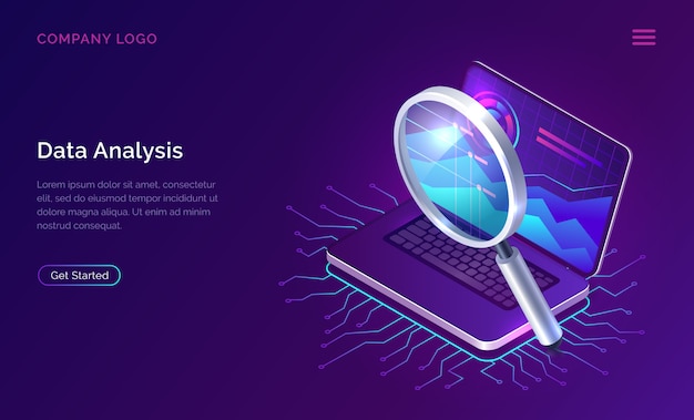 Data analysis search engine optimization isometric