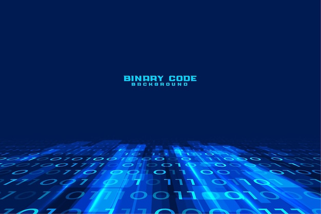 Data stream digital binary code background 