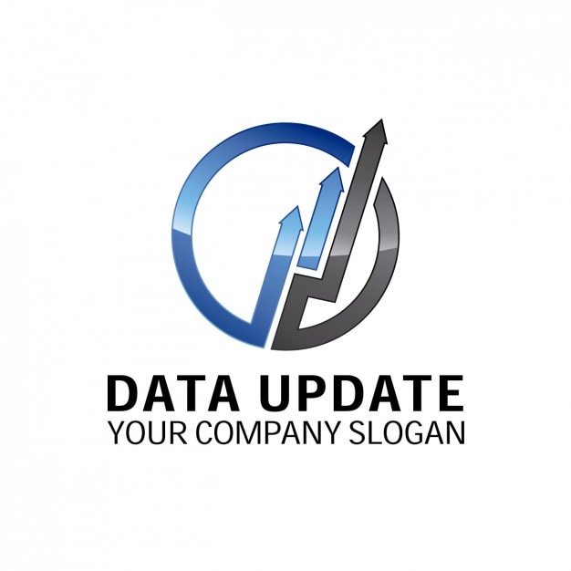 Free Vector data update logo