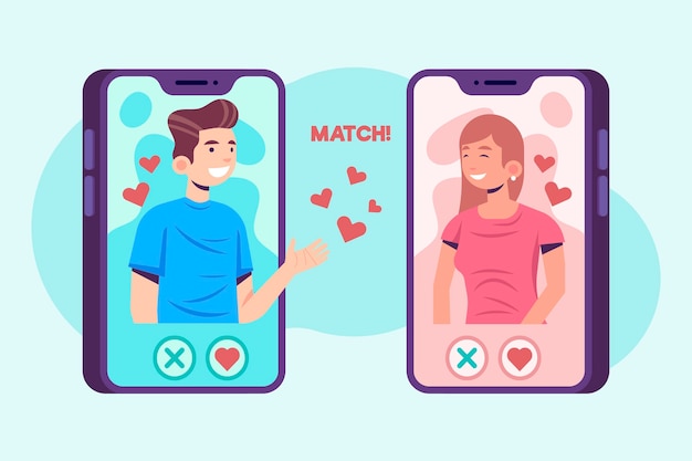 Dating app concept