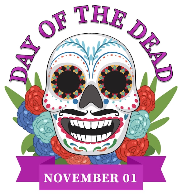 Day of the dead with Mexican Calaca