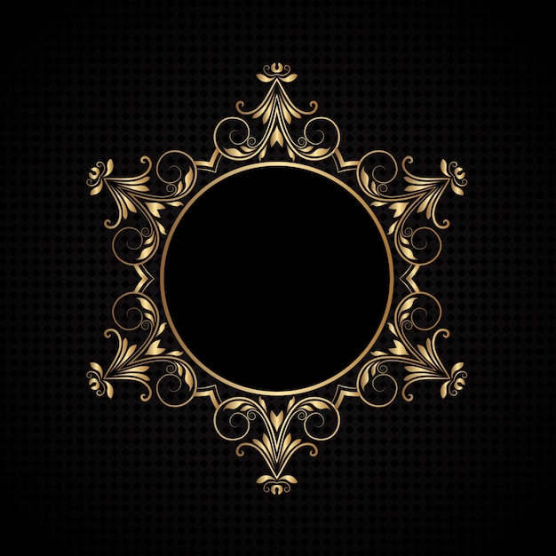 Decorative background with luxurious frame