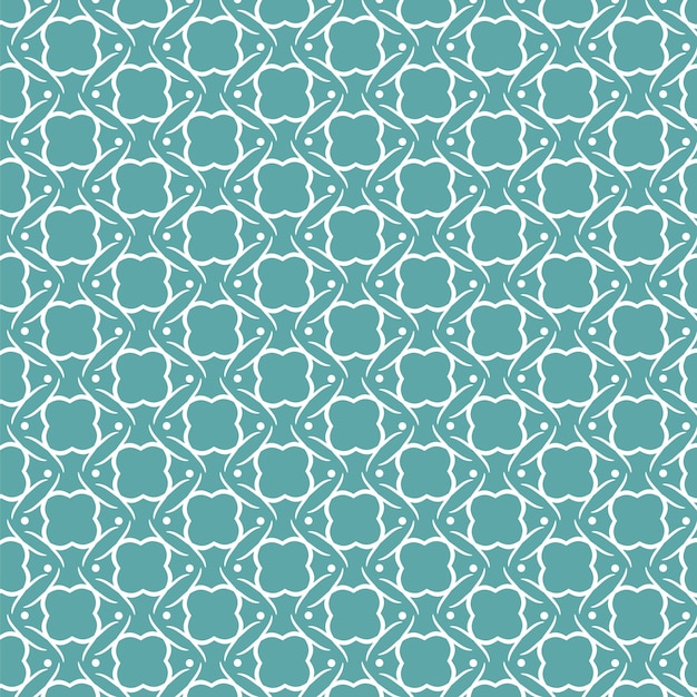 Decorative background with a teal and white pattern