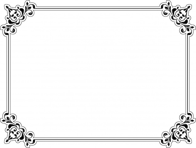 Free vector decorative border