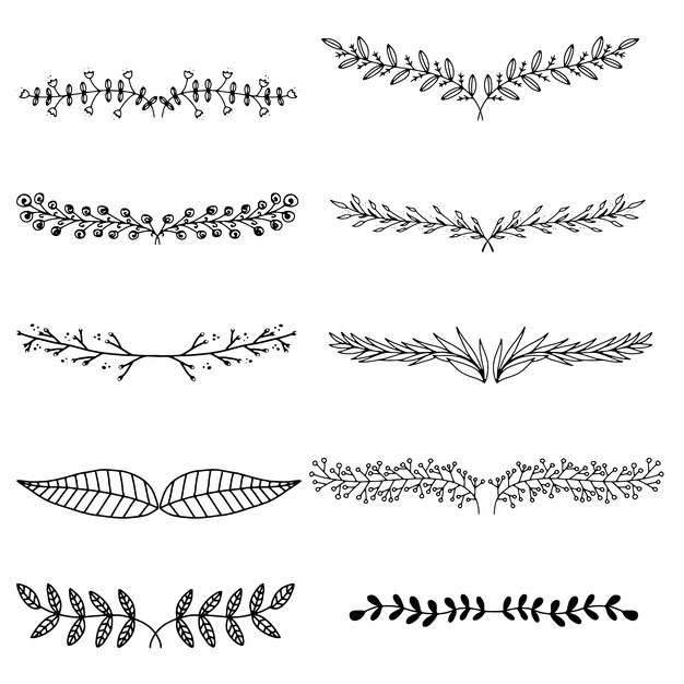 Decorative branches collection