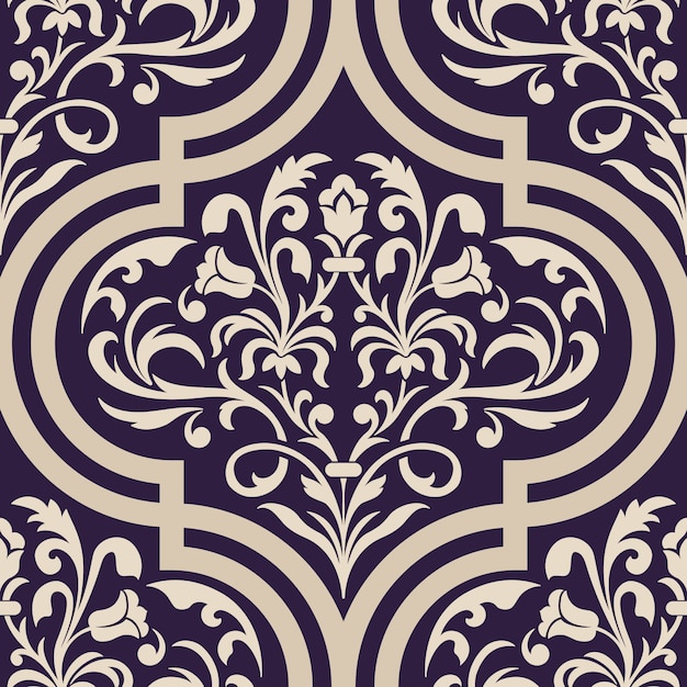 decorative damask illustration