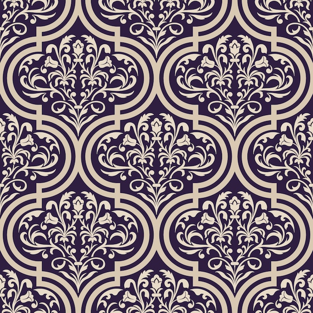 decorative damask pattern