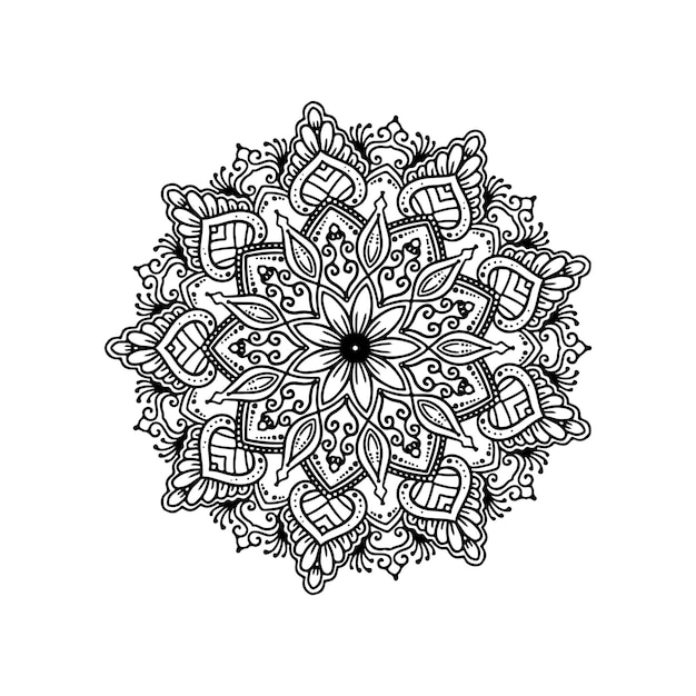 Free Vector decorative elegant mandala design background vector