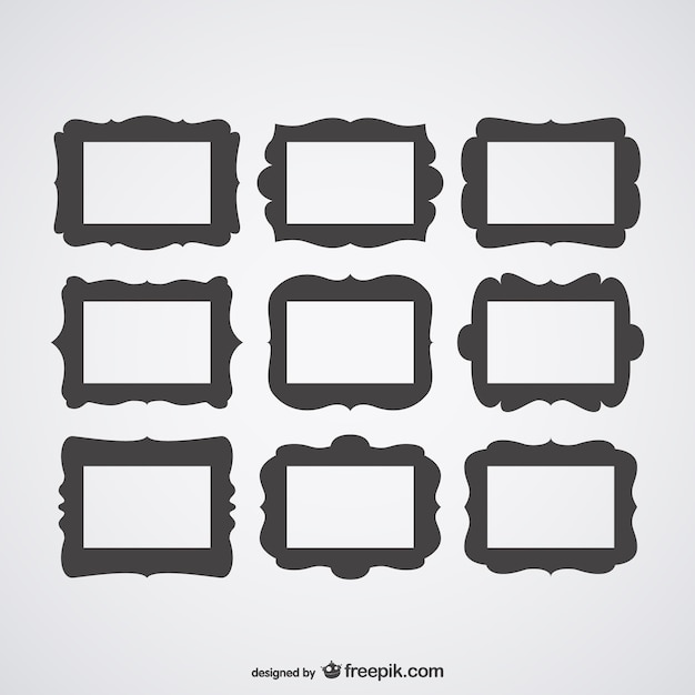 Decorative frames set 