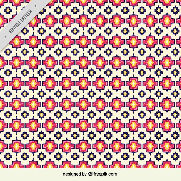 Free vector decorative geometric pattern