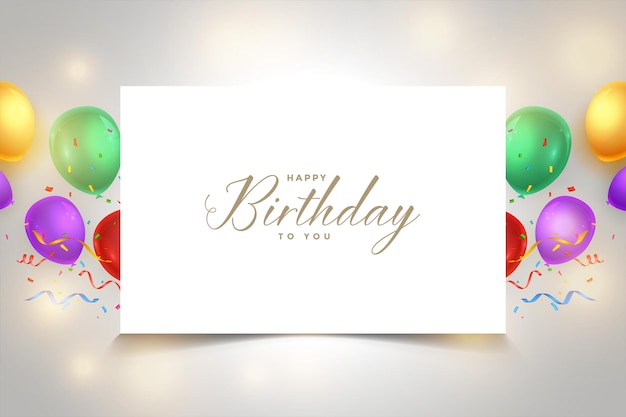 decorative happy birthday background for a joyous celebration