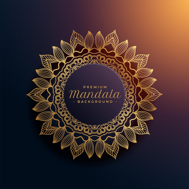 Free Vector decorative mandala art for arabic and islamic textile