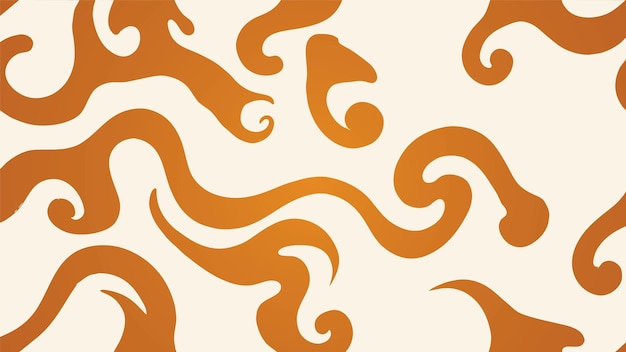 Free Vector decorative orange background