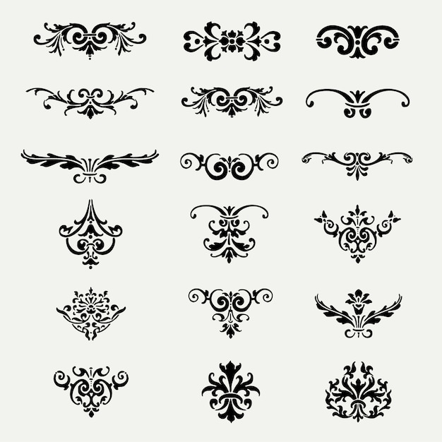 Decorative ornaments collection