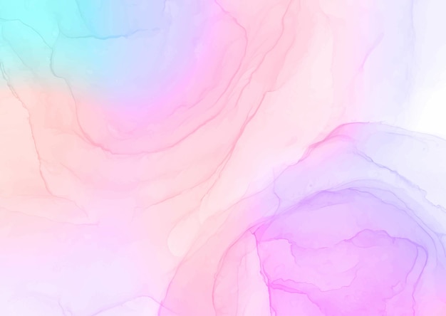 Free Vector decorative pastel coloured hand painted alcohol ink background