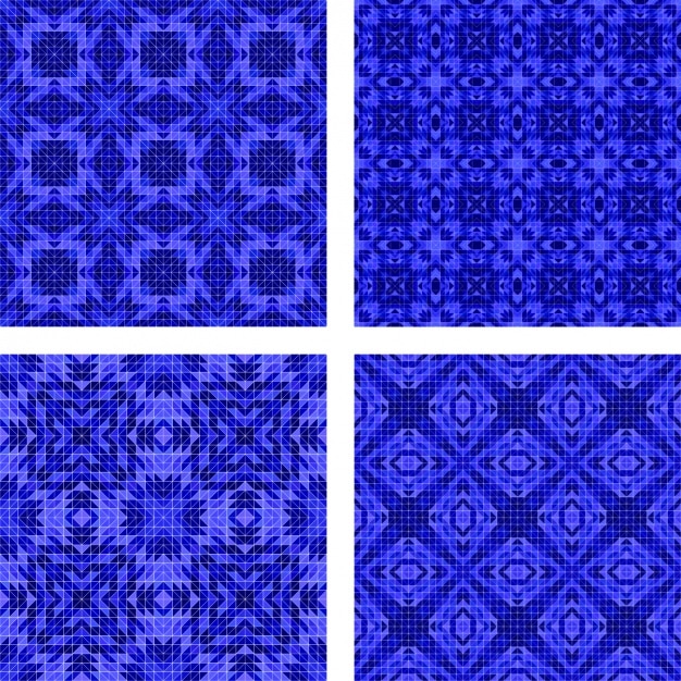 Free Vector decorative patterns collection