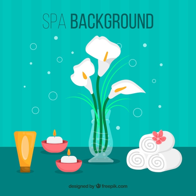 Decorative spa background