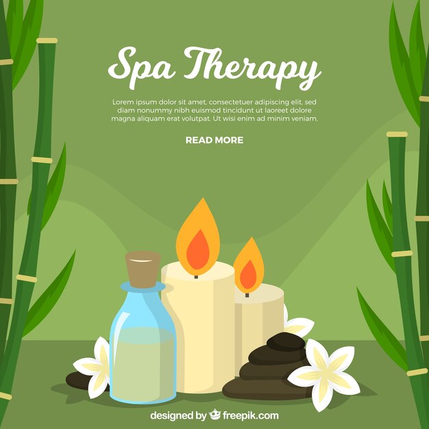 Decorative spa background