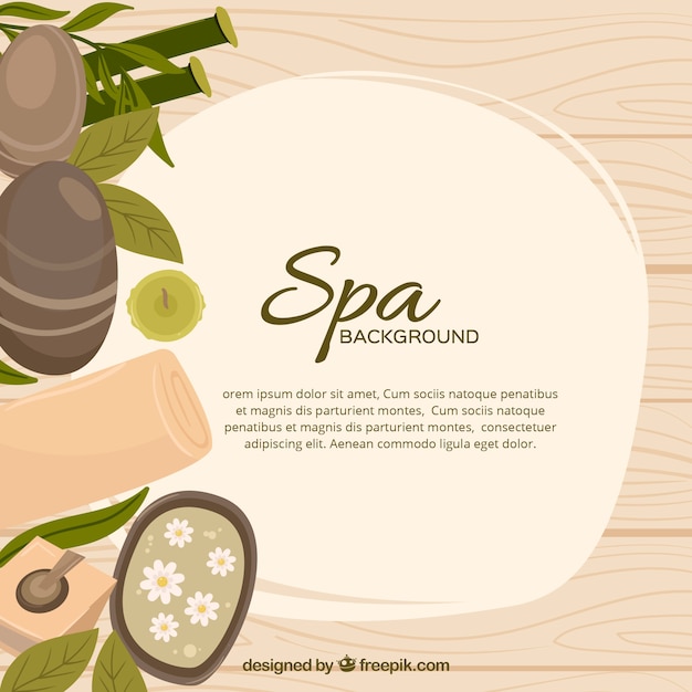 Decorative spa background