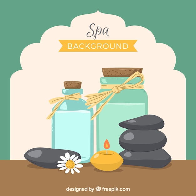 Decorative spa background