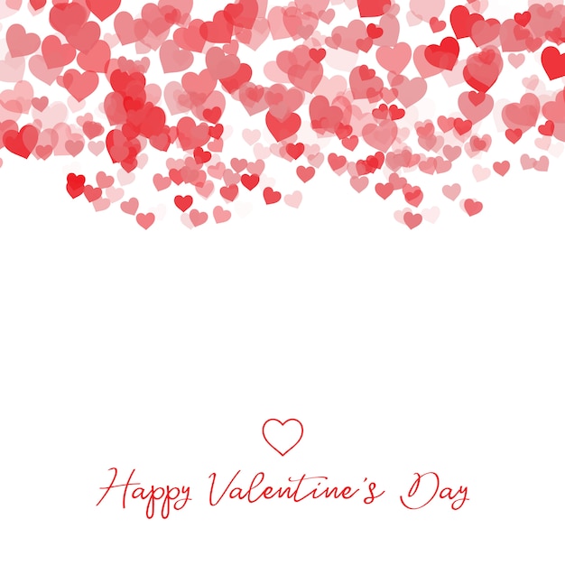 Decorative Valentine's day heart background 