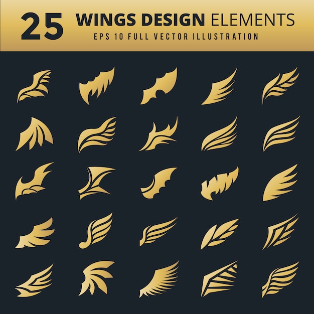 Decorative wings collection